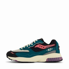 Ergonomic Sole 3D Grid Hurricane Green/Black