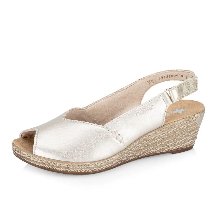 Odor Resistant Wide Fit 62462 Rieker Sandal