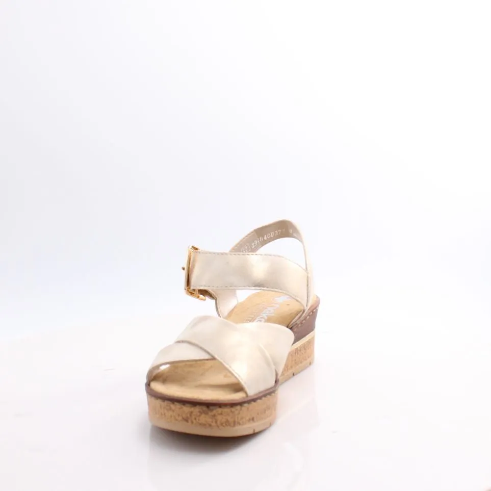 Comfortable Footwear 63795 Rieker Sandals