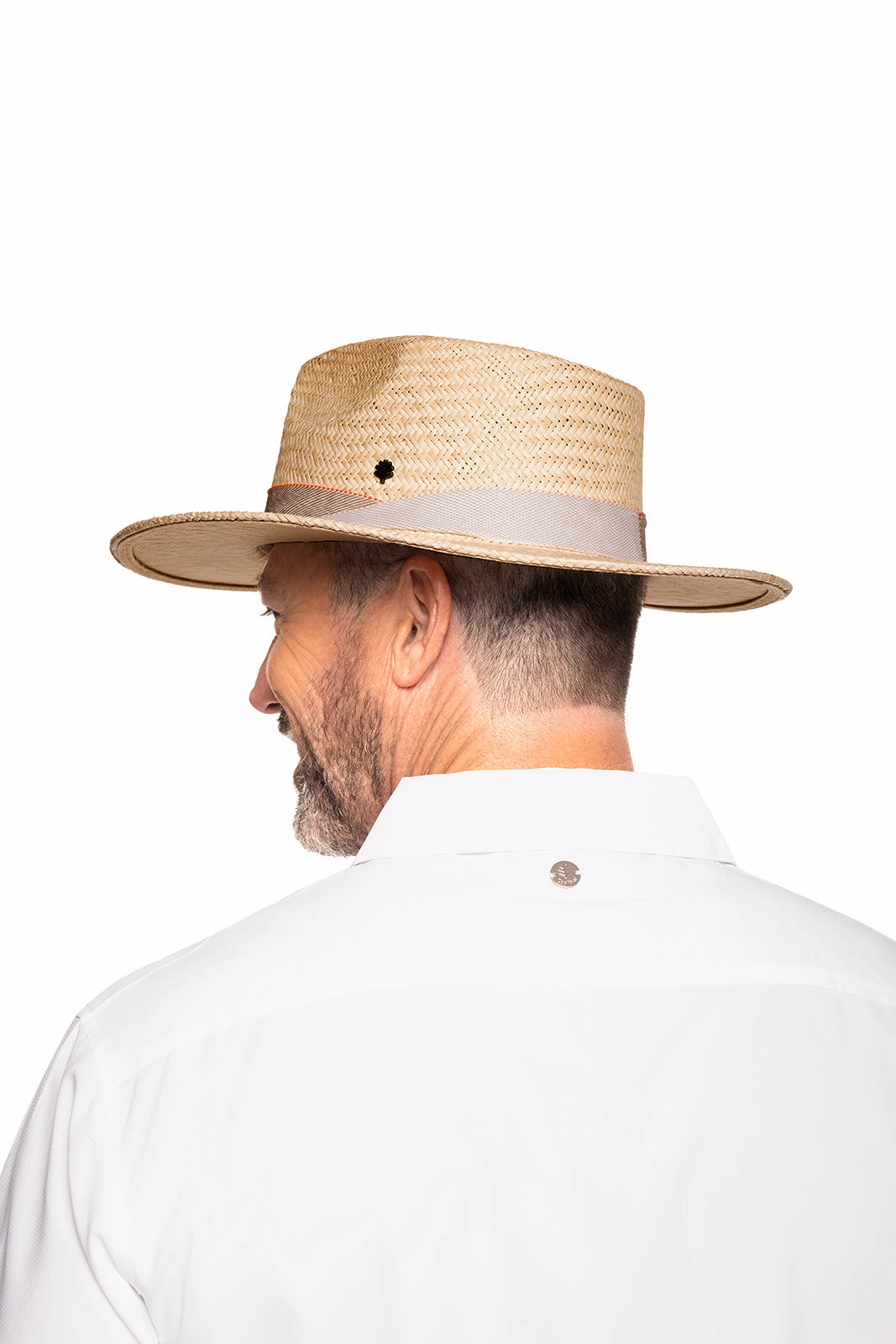 Abaco Palm Straw Pinch Front Fedora  | Natural