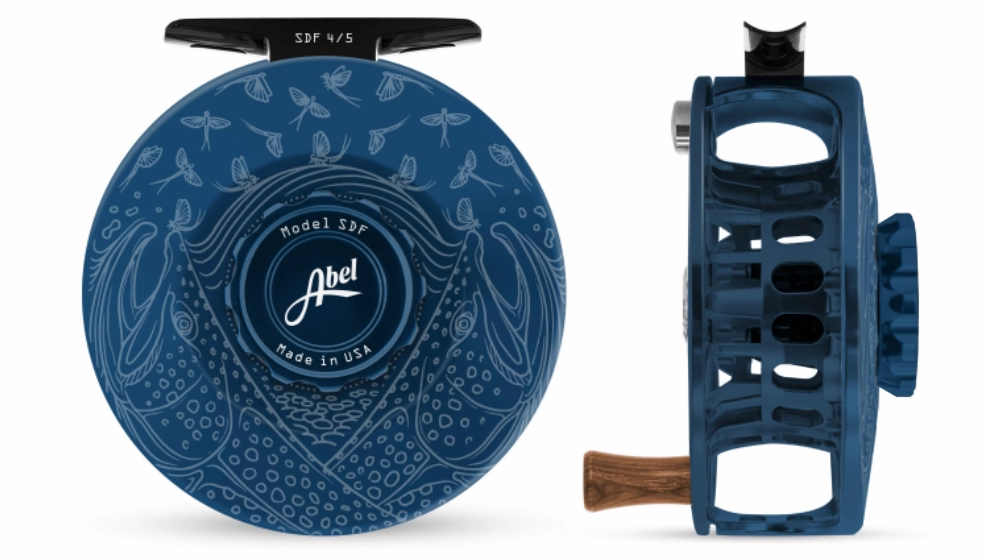 Abel SDF Reel - Underwood Mayfly Flurry - Deep Blue 4/5