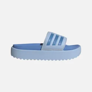 Adidas Adilette Platform Women Sportswear Slide -Blue Dawn/Blue Fusion Met./Blue Fusion Stable Versatile Style