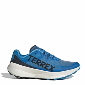 Casual Footwear Lightweight Shoes Adidas Terrex Agravic Speed Trail Running Shoes Pulse Blue / Core Black / Semi Impact Orange