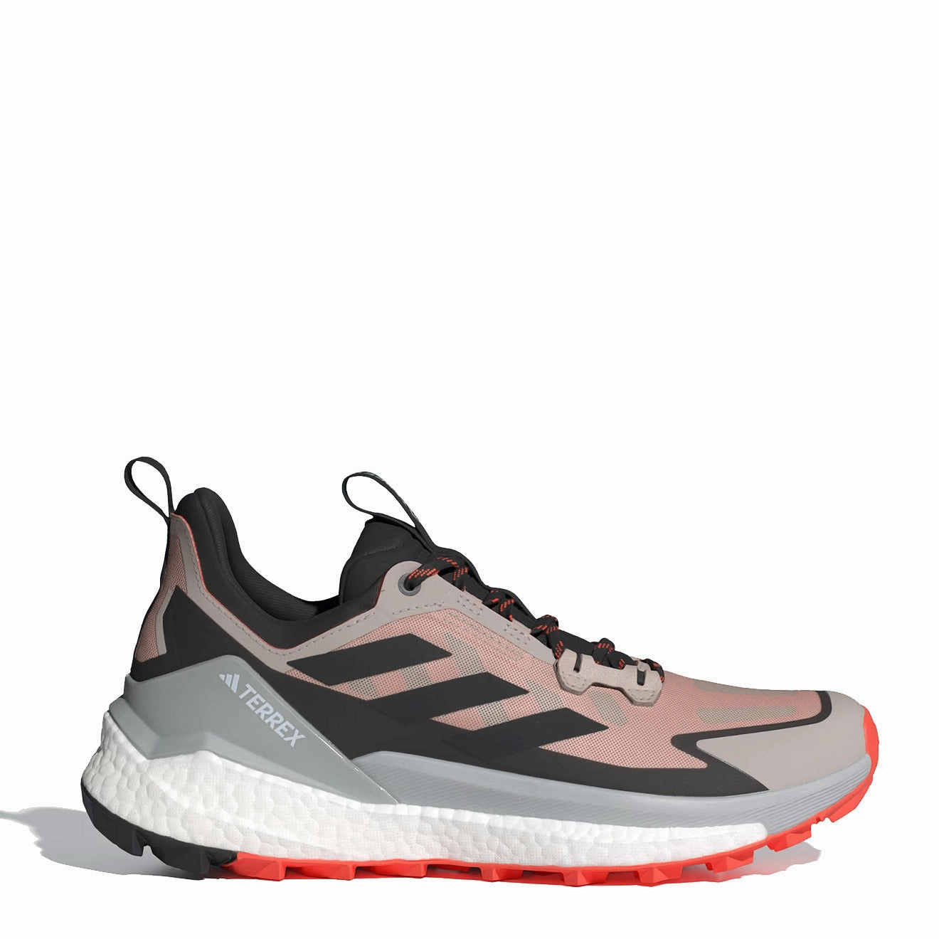 Adidas Terrex Free Hiker 2 Low Wonder Beige / Core Black / Semi Impact Orange Weather Ready Standing Comfort