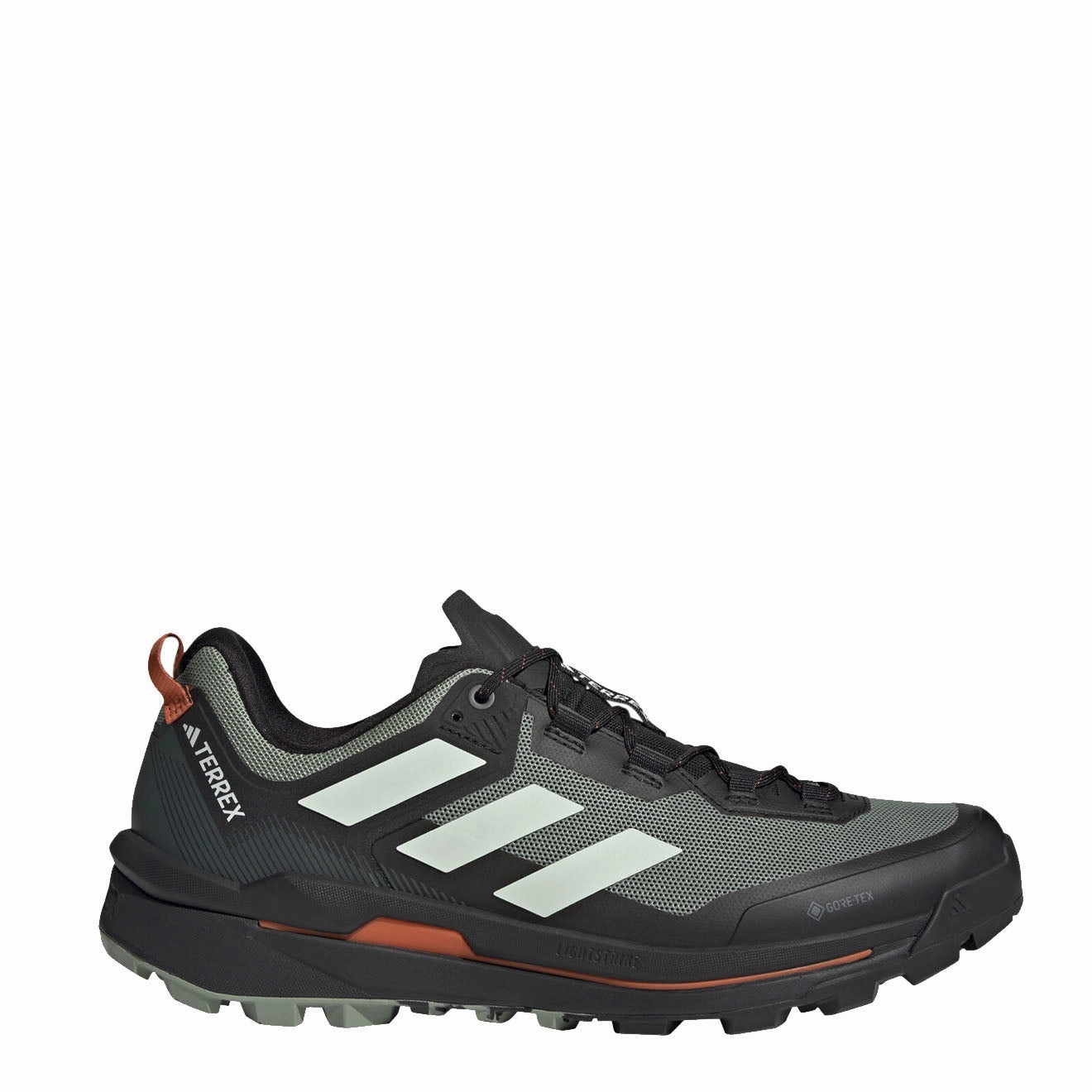 Travel Ready Orthotic Friendly Adidas Terrex  Hiking Boots Skychaser Tech Black / Green / Orange