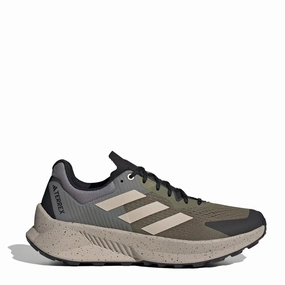Minimalist Shoes Adidas Terrex Soulstride Flow Trail Running Shoe Olive Strata / Wonder Beige / Charcoal