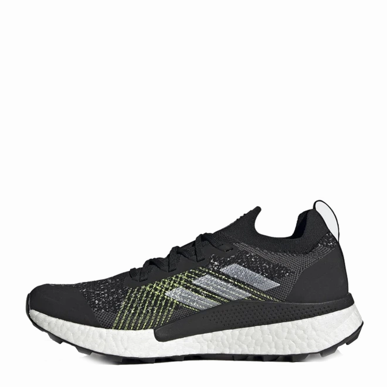 Adidas Terrex Two Ultra Trail Running Shoes Core Black / Cloud White / Solar Yellow Essential Footwear Easy On Off