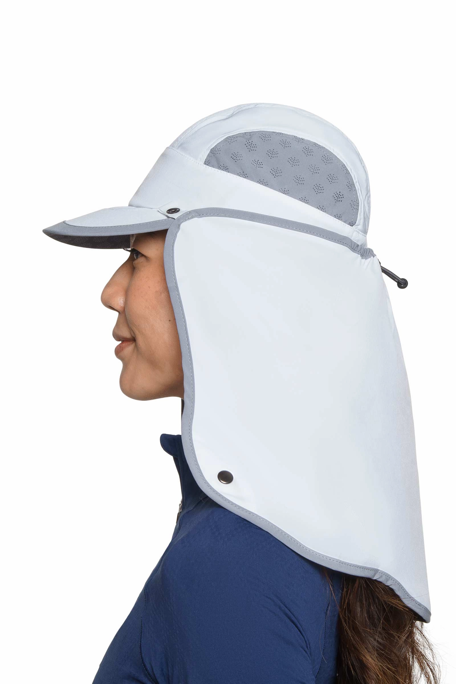 Agility Sport Cap | White/Steel Grey