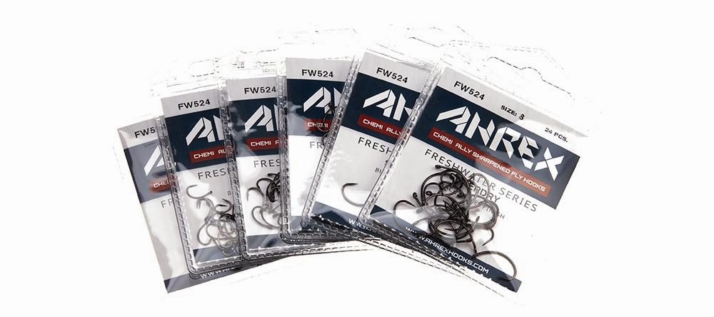 Ahrex FW524 Super Dry Barbed Hook 24 pack