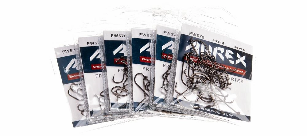 Ahrex Fw570 Long Dry Fly Barbed Hook 24 pack