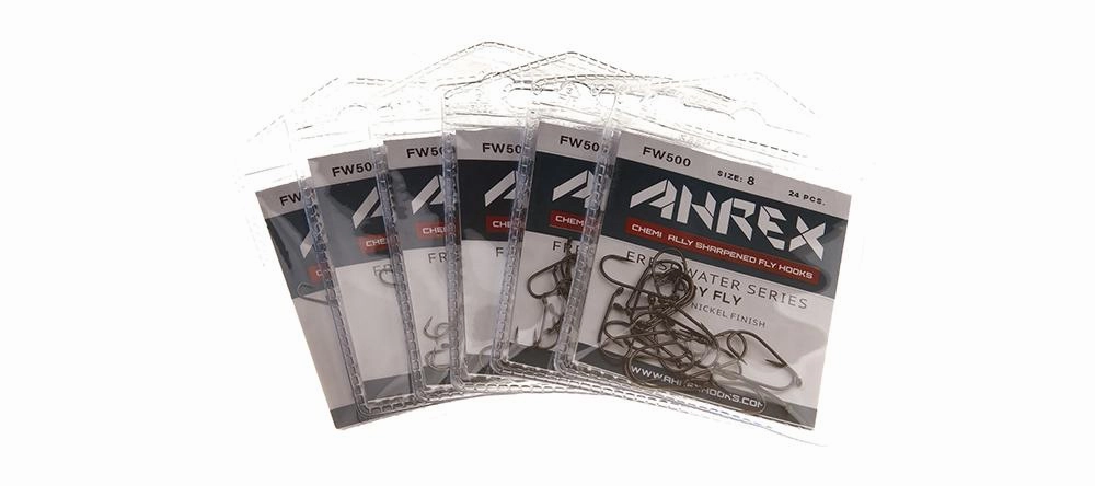 Ahrex FW 500 Dry Fly Traditional Barbed Hook 24 pack