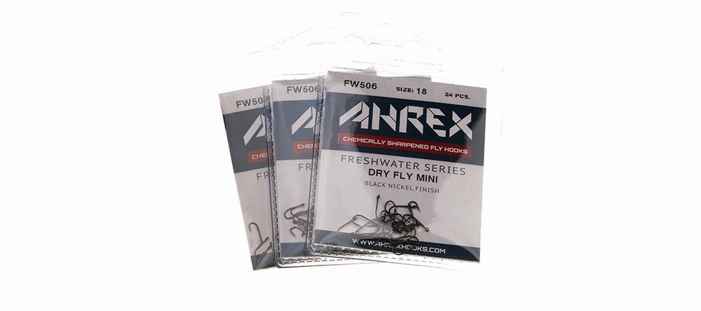 Ahrex FW 506 Dry Fly Mini Barbed Hook 24 pack