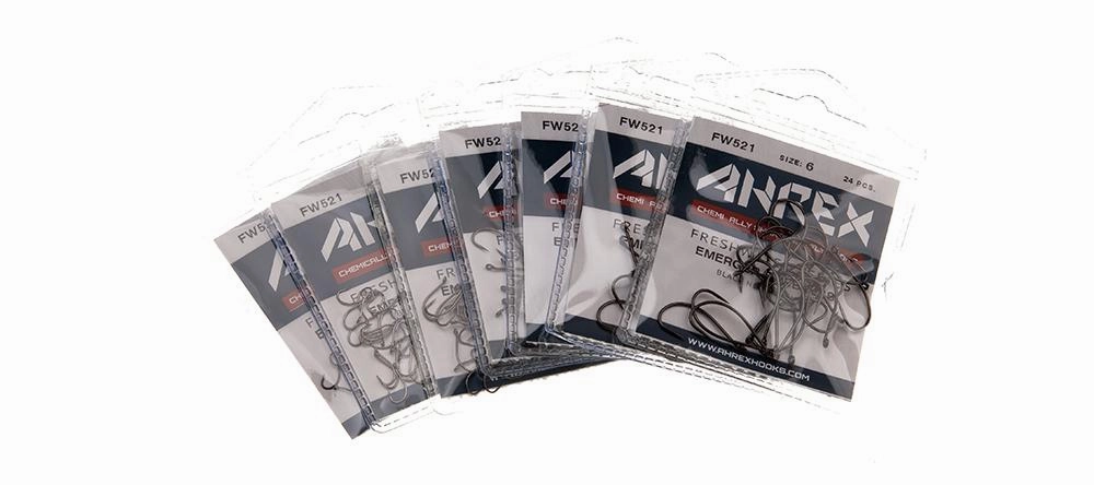 Ahrex FW 521 Emerger Hook Barbless Hooks 24 pack