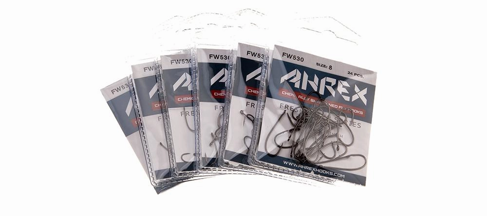 Ahrex FW 530 Sedge Dry Hook Barbed Hook 24 pack