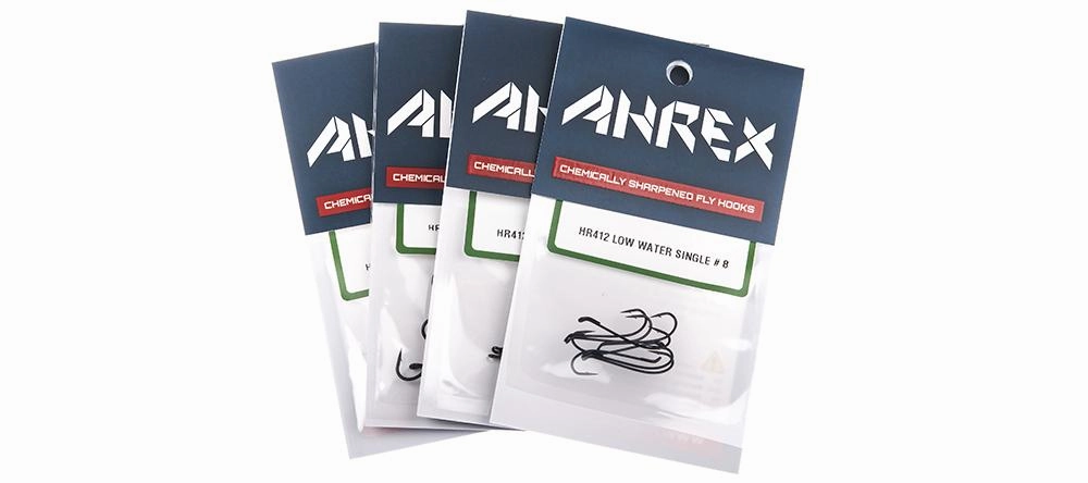 Ahrex HR412 Low Water Single Salmon Hook 8 pack