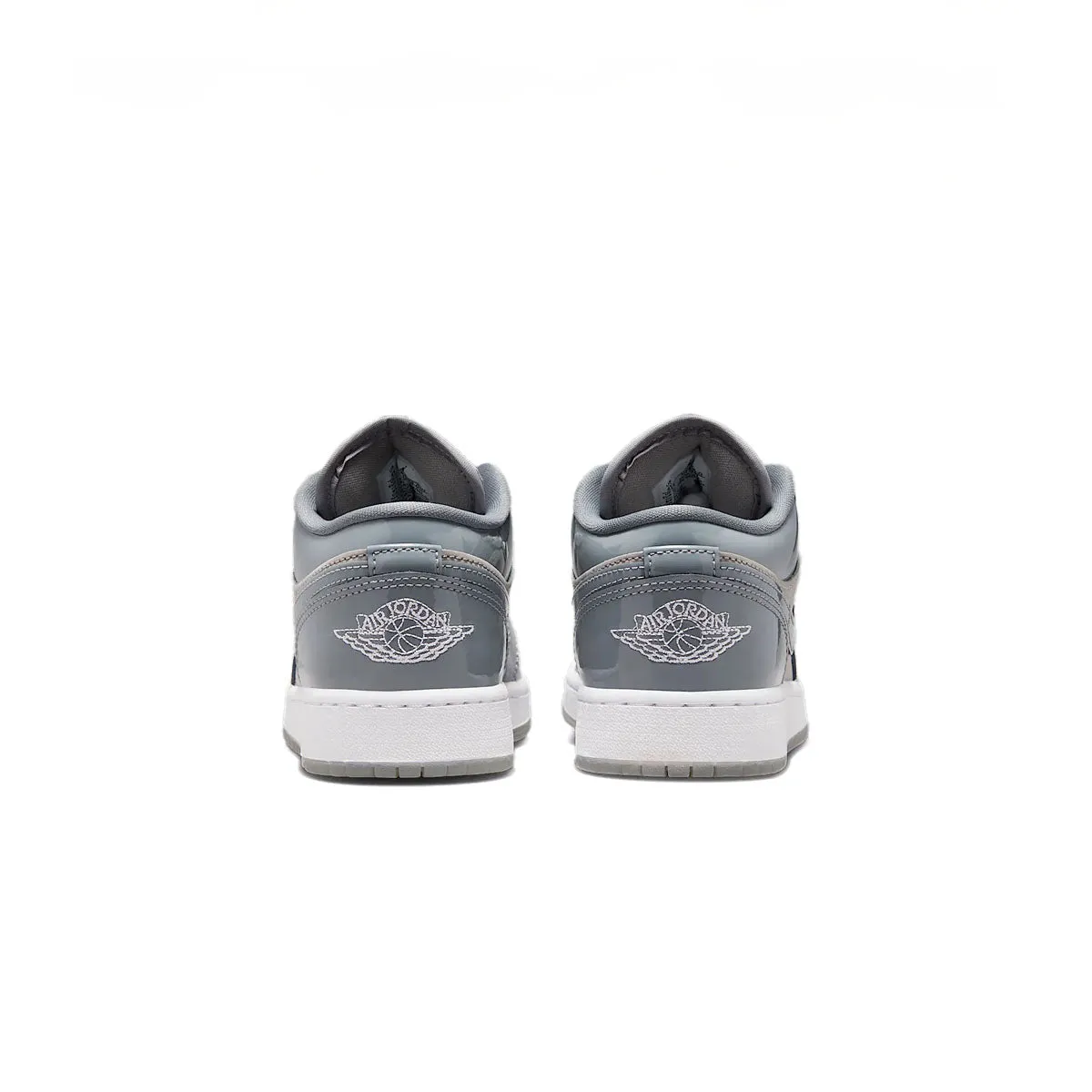Odor Resistant Chic Footwear Air Jordan 1 Low Se 'Patent Cool Grey'