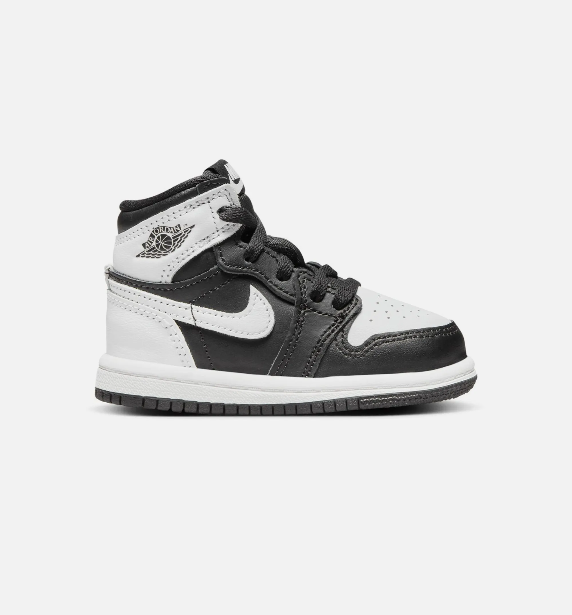 Everyday Footwear Sporty Style Air Jordan 1 Retro High Og Infant Toddler Lifestyle Shoe - Black/White