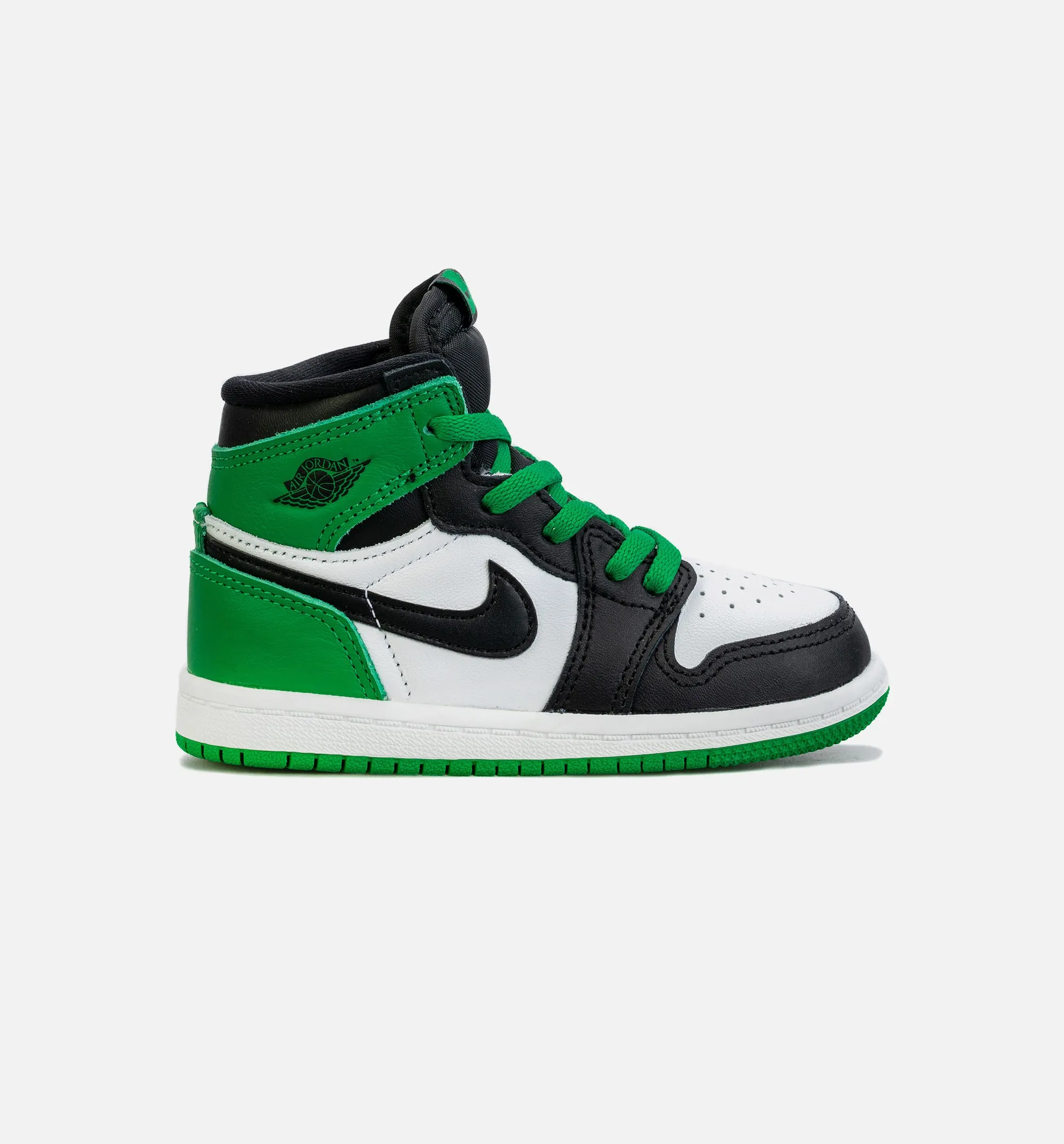Modern Footwear Unisex Shoes Air Jordan 1 Retro High Og Lucky Green Infant Toddler Lifestyle Shoe - Green/Black