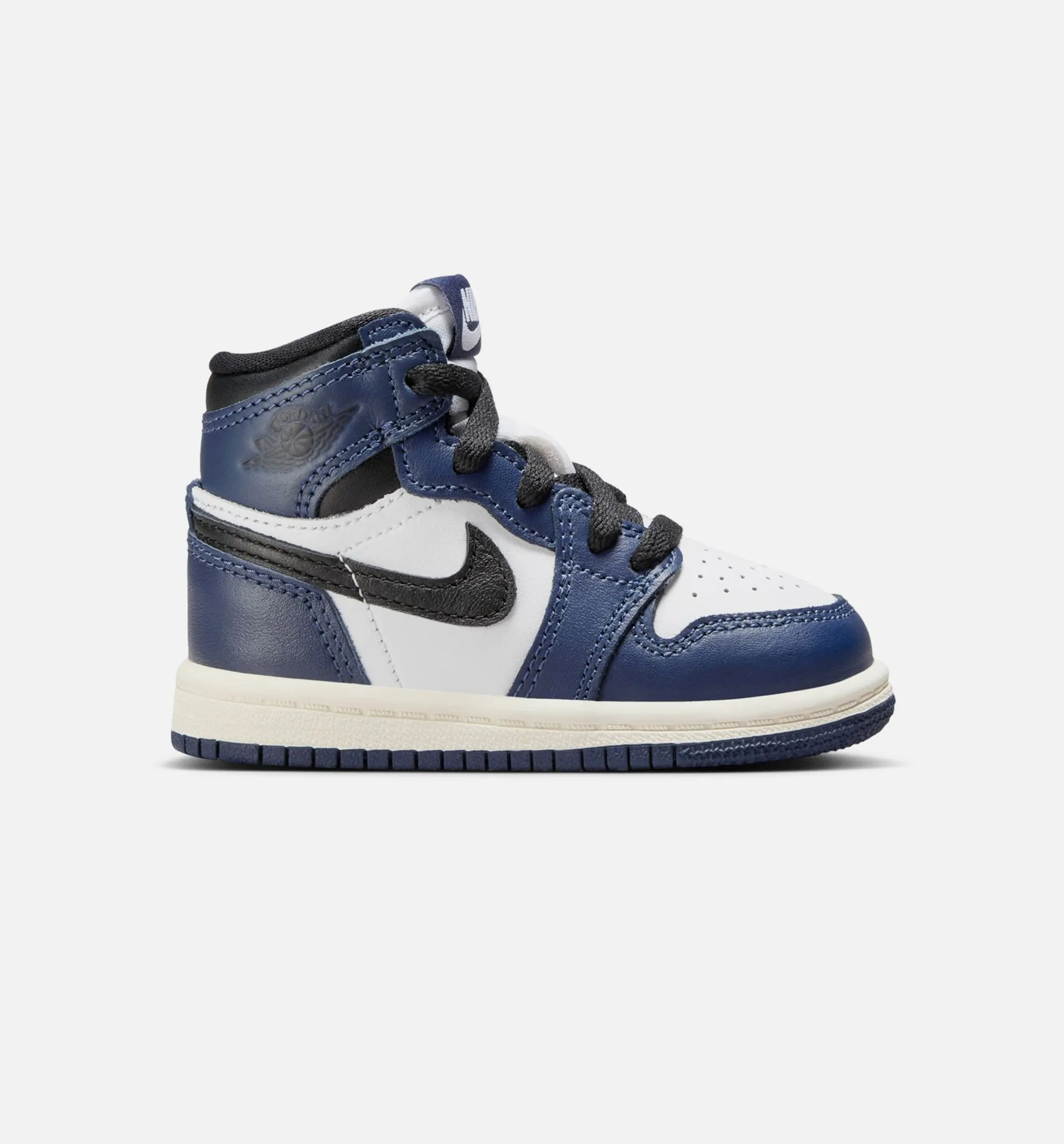 Air Jordan 1 Retro High Og Midnight Navy Infant Toddler Lifestyle Shoe - Midnight Navy/White Durable Shoes Shock Absorbing