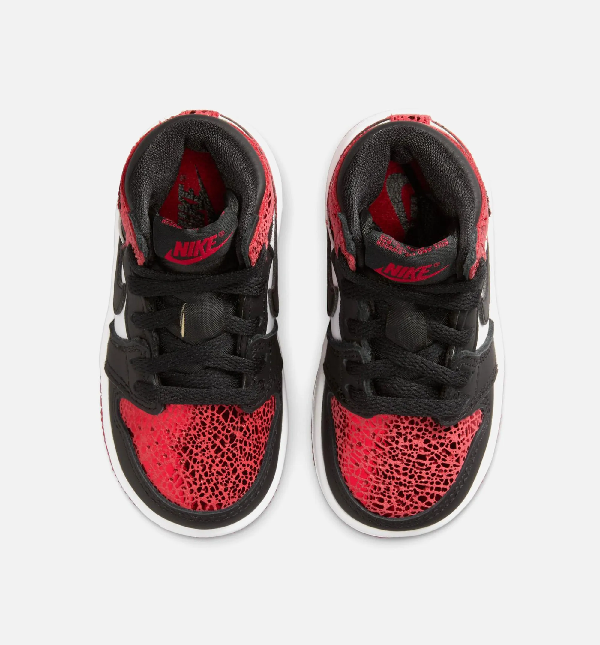 Ergonomic Cushioned Air Jordan 1 Retro High Og Ruby Infant Toddler Lifestyle Shoe - Varsity Red/Black/White