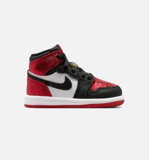 Durable Shoes Air Jordan 1 Retro High Og Ruby Infant Toddler Lifestyle Shoe - Varsity Red/Black/White