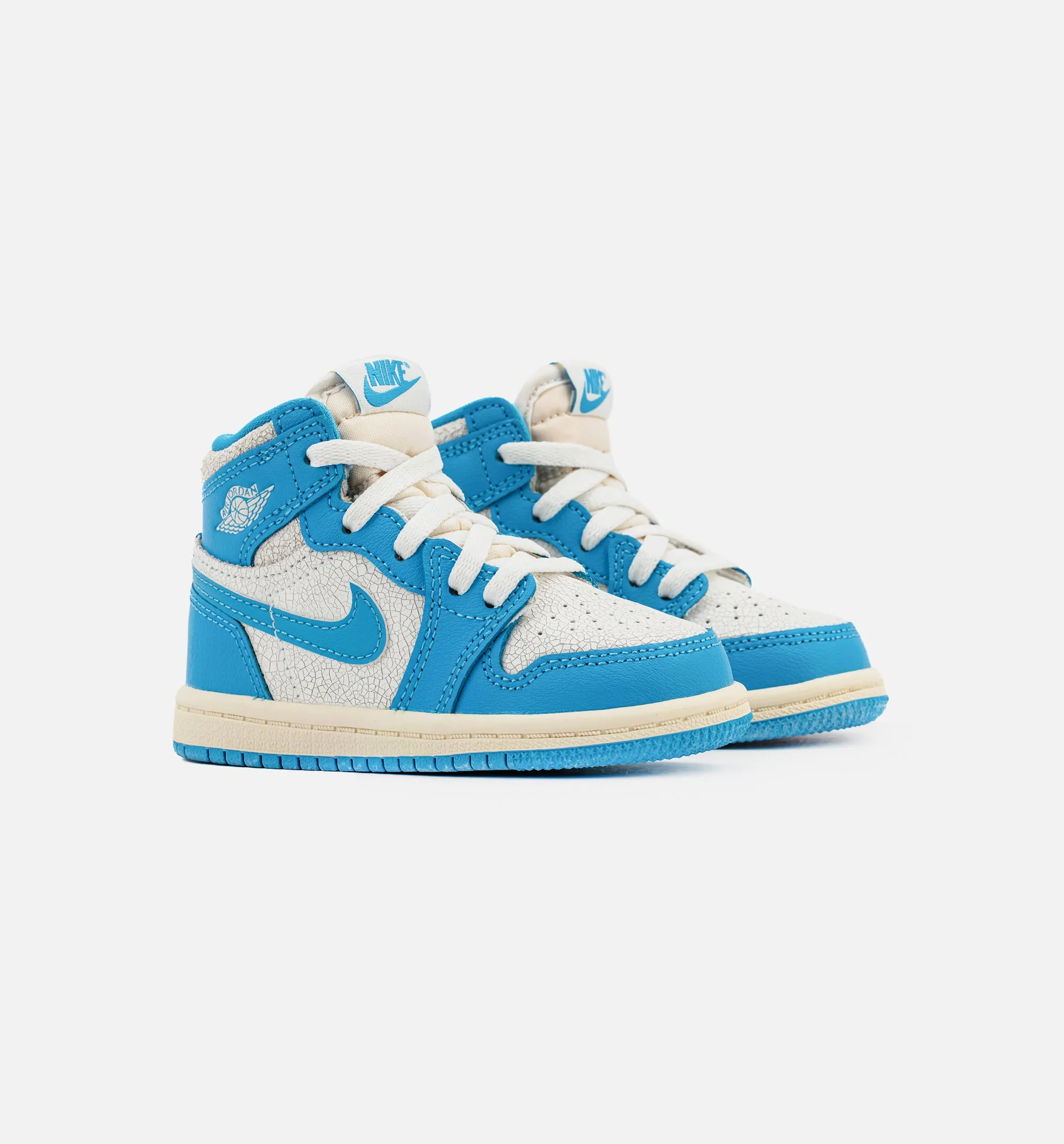 Casual Comfort Flexible Air Jordan 1 Retro High Og Unc Reimagined Infant/Toddler Shoe - Dark Powder Blue/Sail Free Shipping