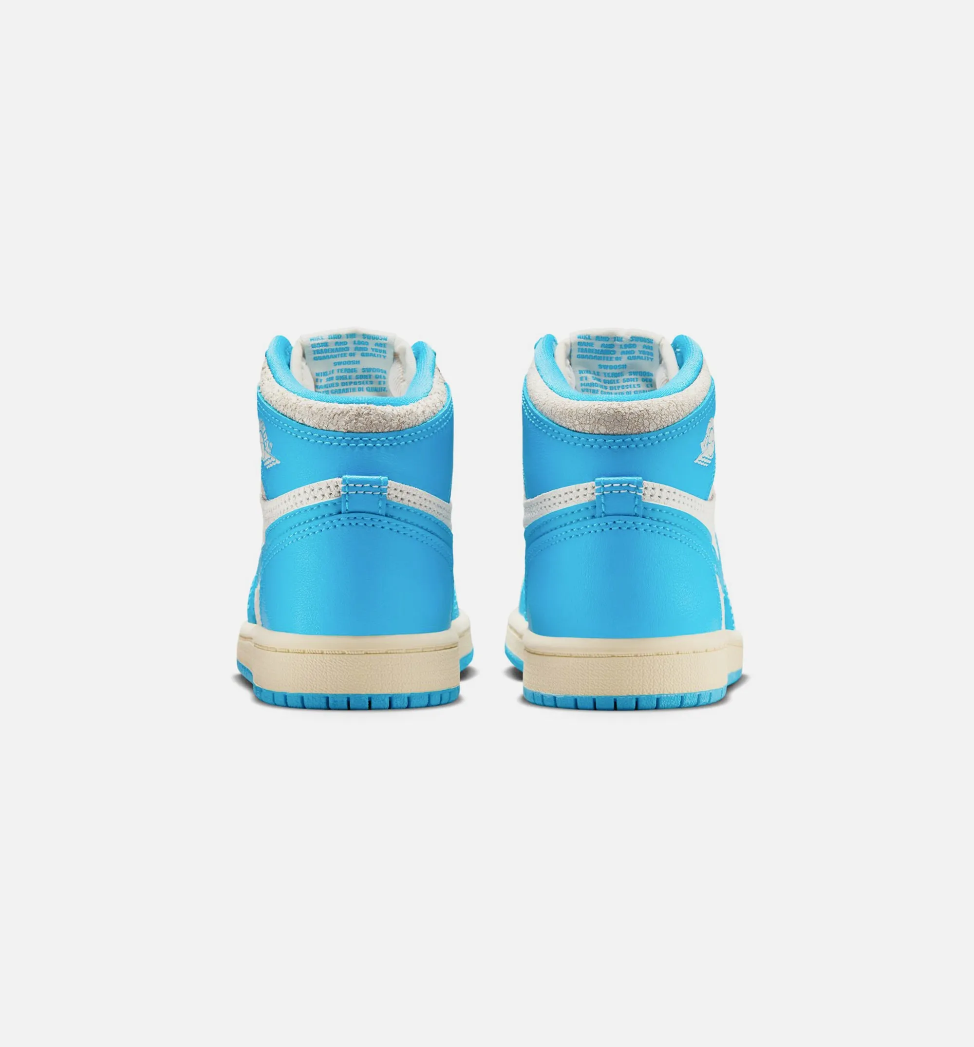 Everyday Sneakers Non Slip Air Jordan 1 Retro High Og Unc Reimagined Preschool Lifestyle Shoe - Dark Powder Blue/Sail Free Shipping
