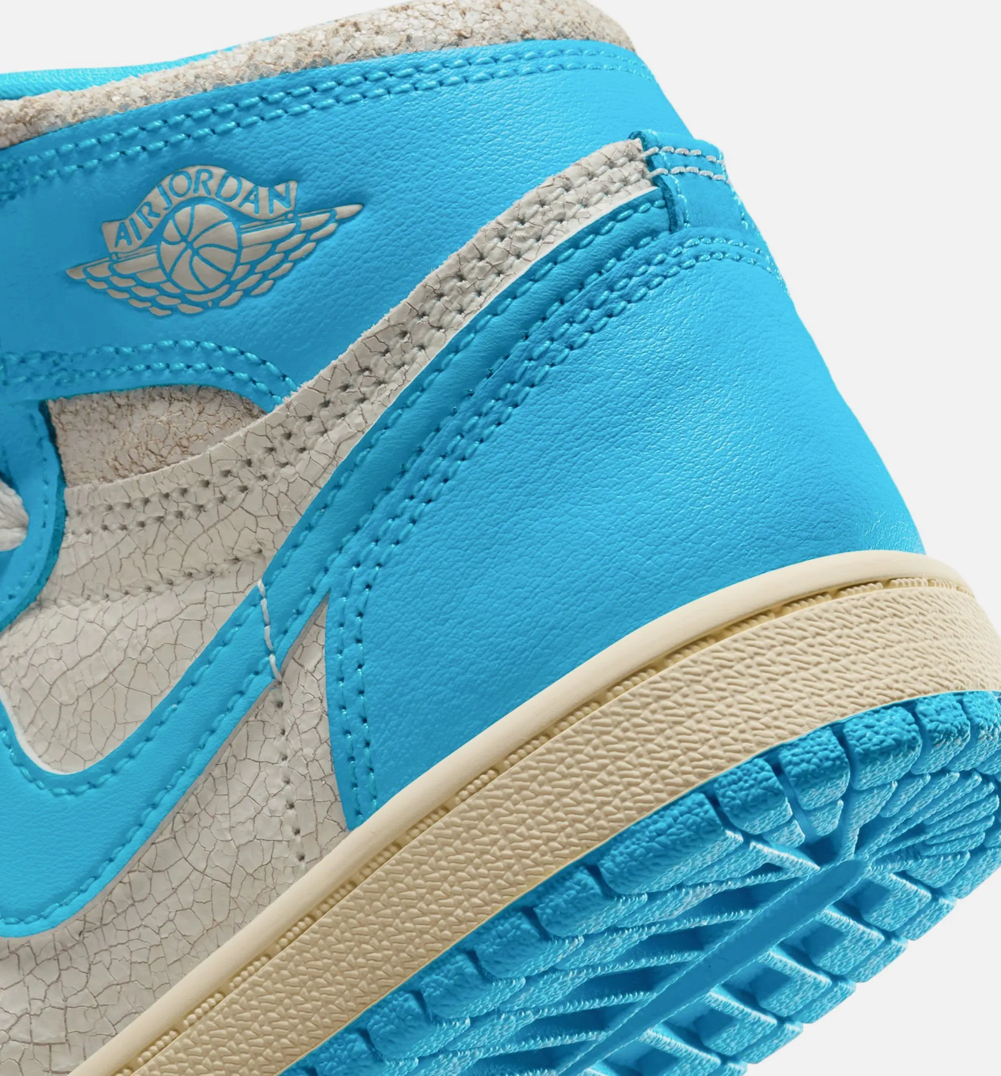 Casual Footwear Air Jordan 1 Retro High Og Unc Reimagined Preschool Lifestyle Shoe - Dark Powder Blue/Sail Free Shipping