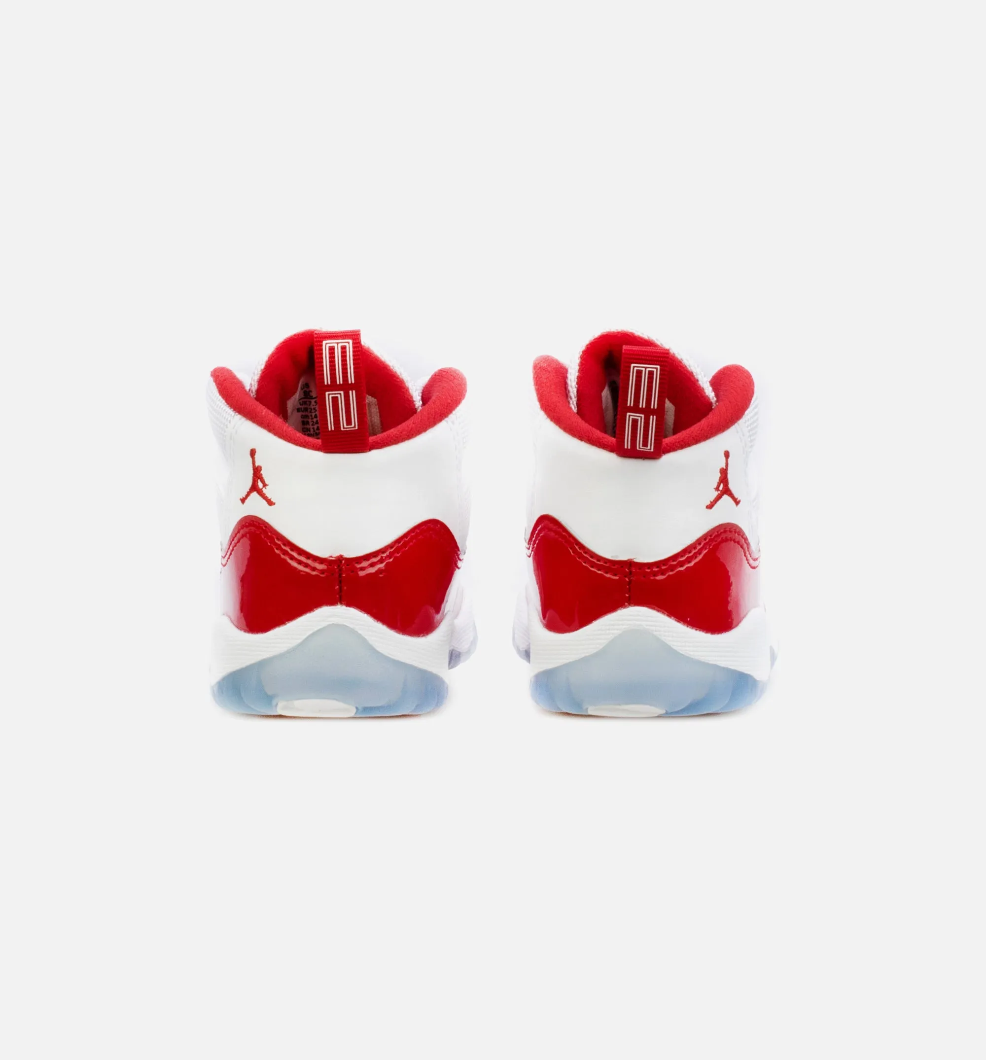 Air Jordan 11 Retro Infant Toddler Lifestyle Shoe - White/Red Timeless