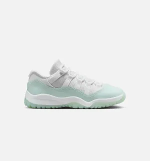 All Day Support Slip Resistant Air Jordan 11 Retro Low Igloo Preschool Lifestyle Shoe - White/Igloo