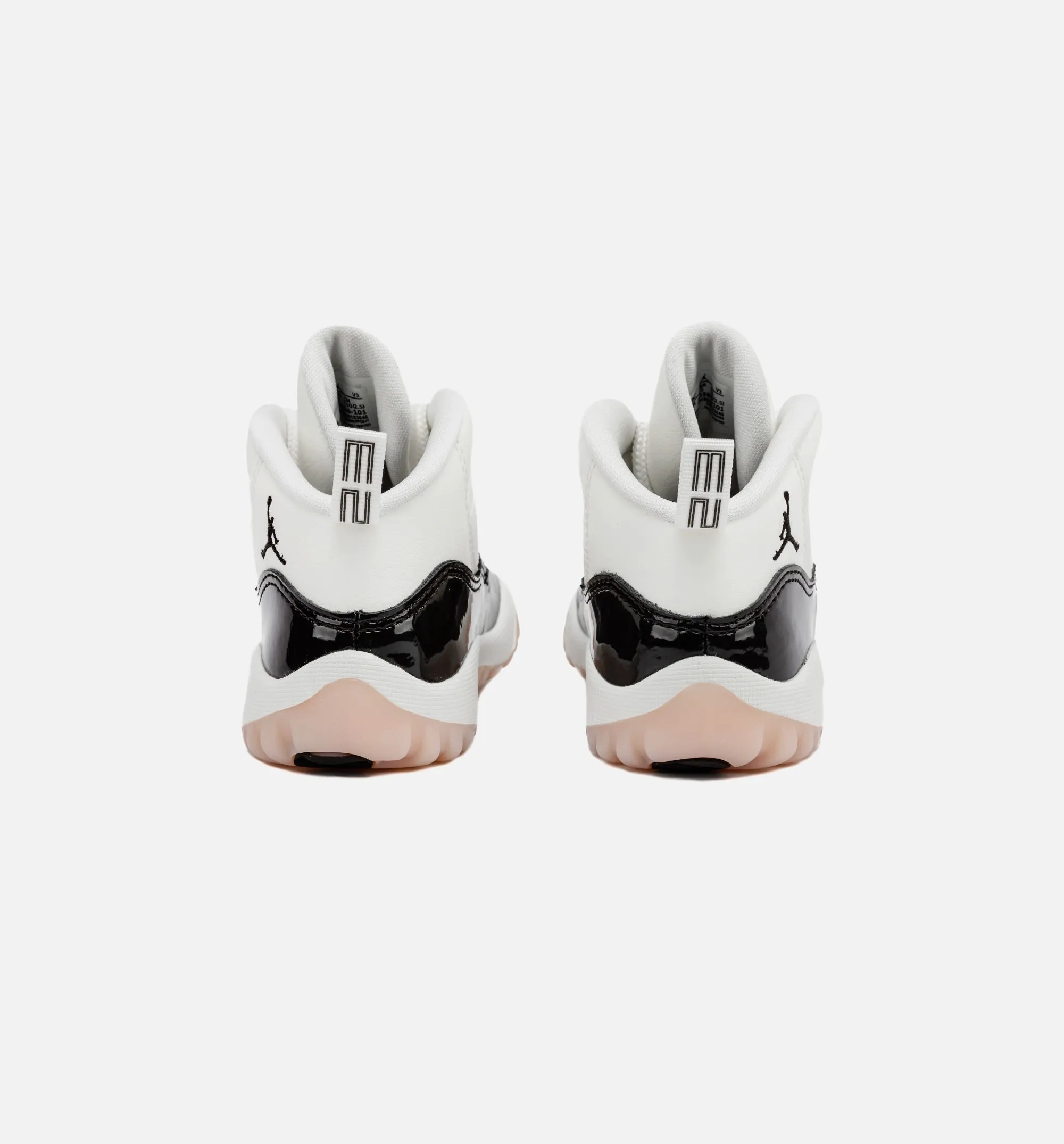 Air Jordan 11 Retro Neapolitan Infant Toddler Lifestyle Shoe - Sail/Velvet Brown Travel Footwear