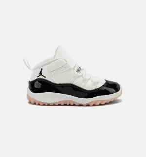 Air Jordan 11 Retro Neapolitan Infant Toddler Lifestyle Shoe - Sail/Velvet Brown Non Slip Ergonomic Sole