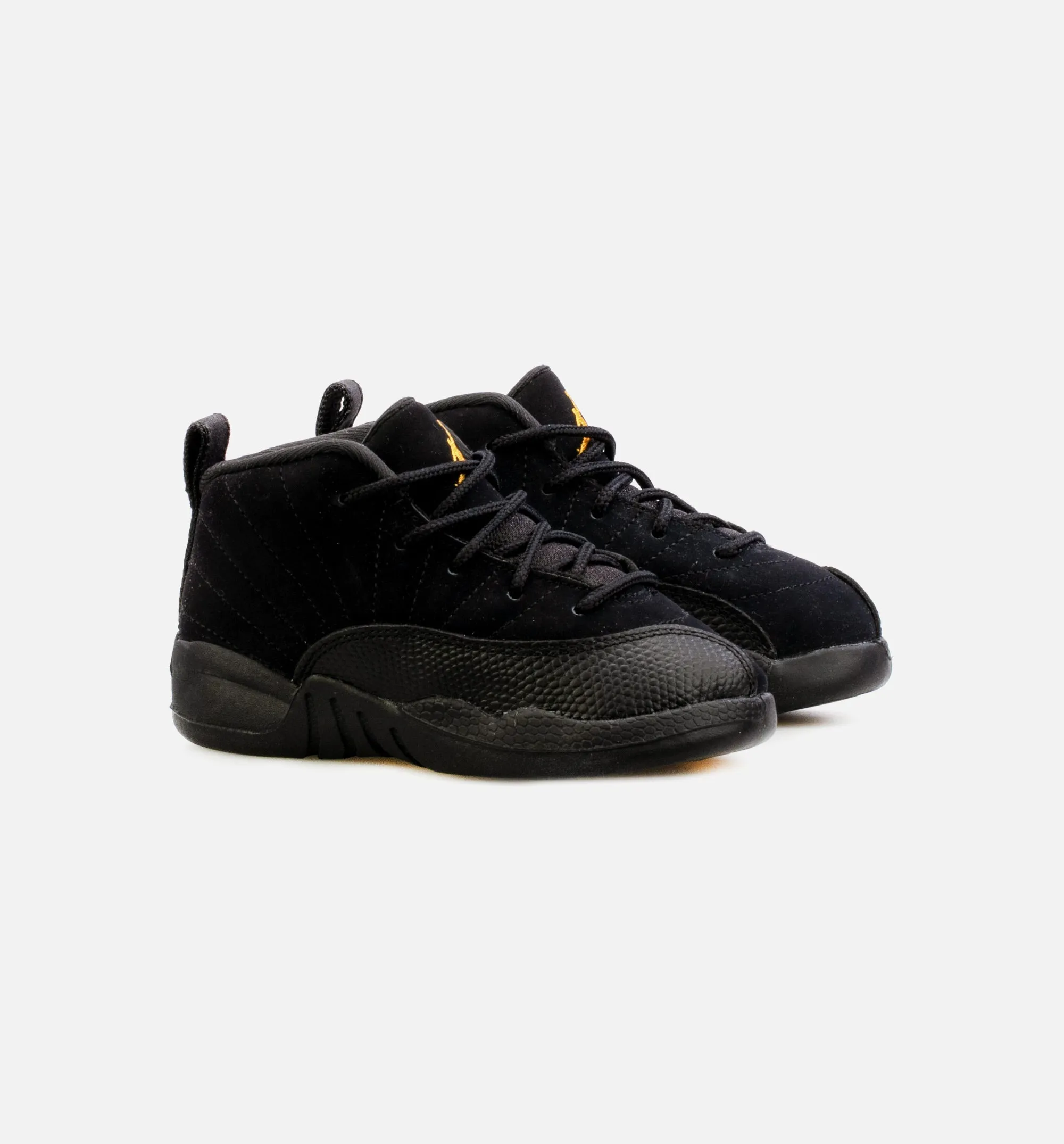 Versatile Style Air Jordan 12 Retro Black Taxi Infant Toddler Lifestyle Shoe - Black Free Shipping
