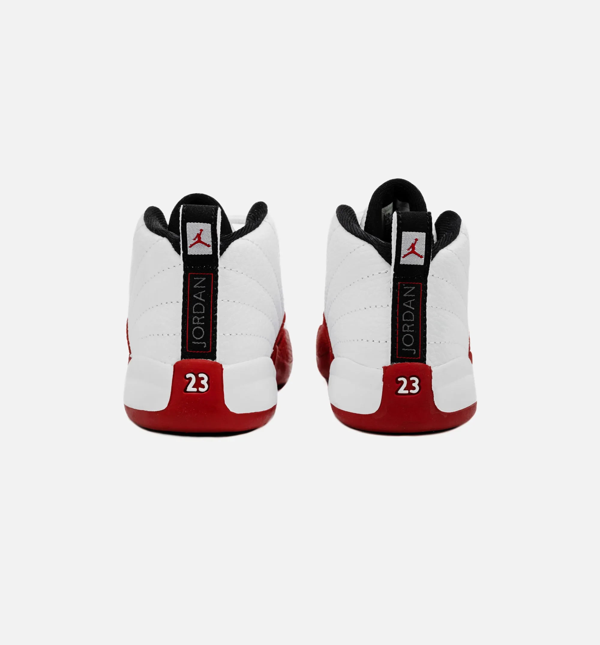 Relaxed Fit Footwear Wide Fit Air Jordan 12 Retro Cherry Infant Toddler Lifestyle Shoe - White/Red