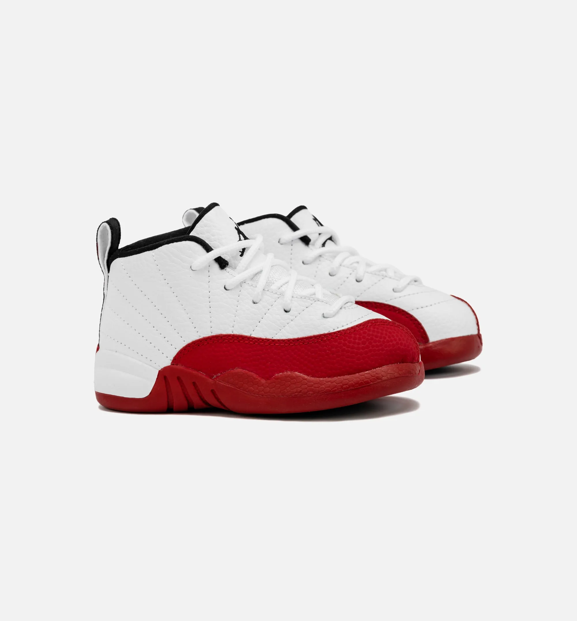 Smart Casual Footwear Air Jordan 12 Retro Cherry Infant Toddler Lifestyle Shoe - White/Red