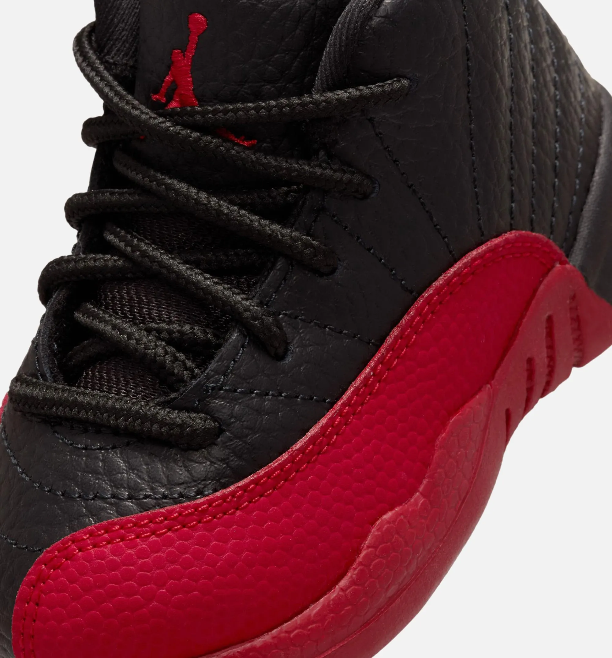 Relaxed Fit Footwear Air Jordan 12 Retro Flu Game Infant Toddler Lifestyle Shoe - Black/Varsity Red
