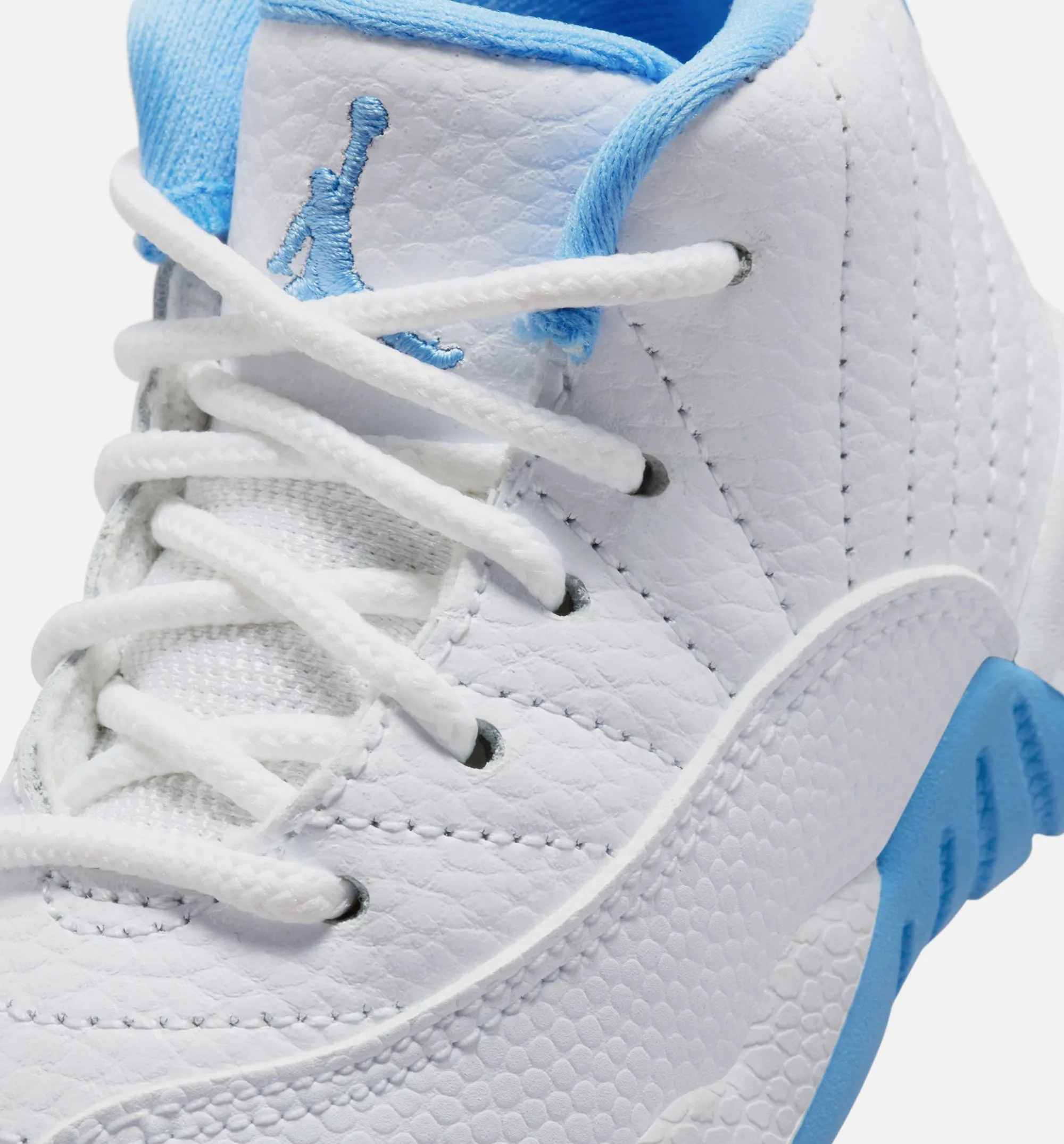 Air Jordan 12 Retro White And University Blue Infant Toddler Lifestyle Shoe - White/University Blue/Metallic Silver Free Shipping Weather Resistant Odor Resistant