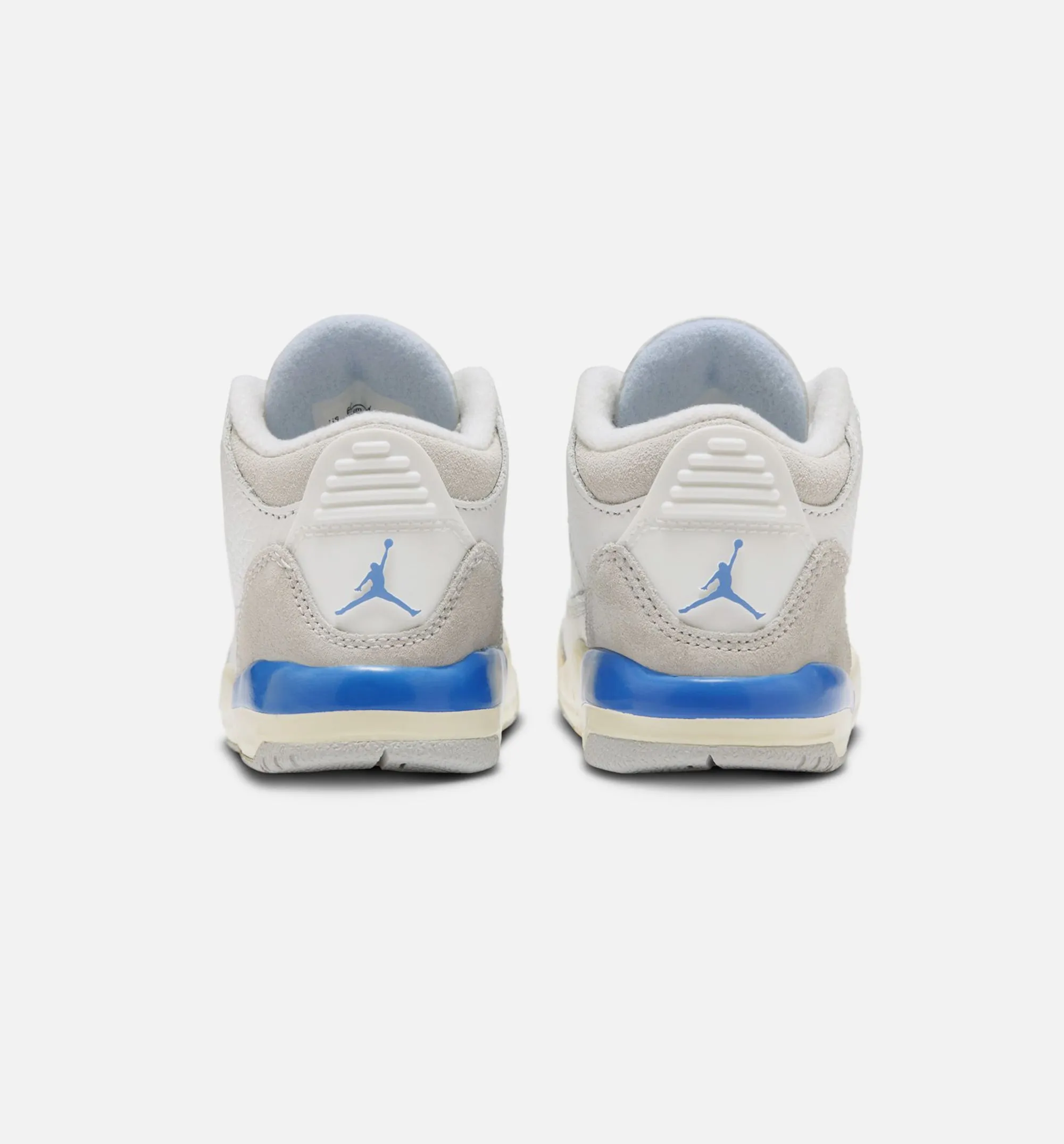 Air Jordan 3 Retro Lucky Shorts Infant Toddler Lifestyle Shoe - Summit White/Hydrogen Blue/Legend Blue Travel Shoes Minimalist