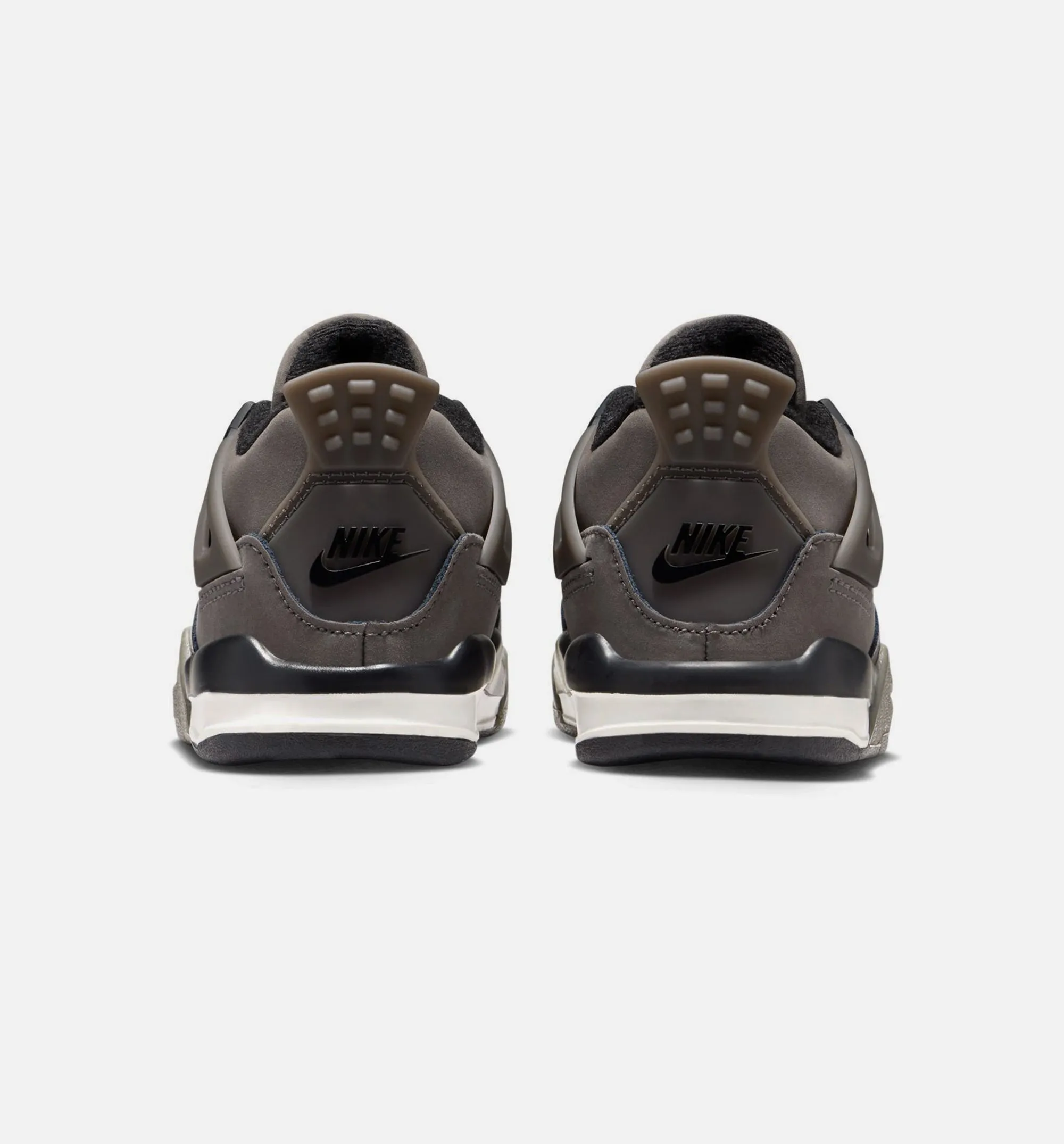 Air Jordan 4 Retro Cave Stone And Black Infant Toddler Lifestyle Shoe - Cave Stone/Black/Moon Particle Smart Casual Footwear