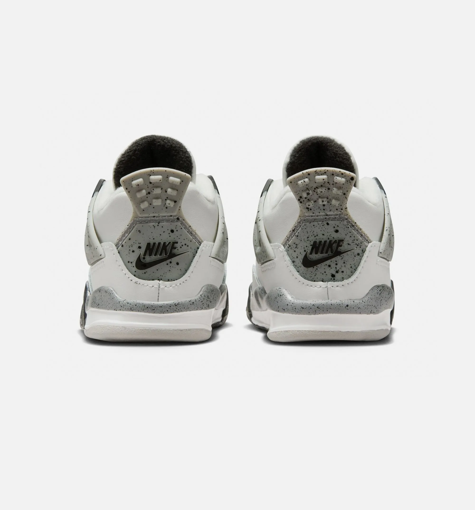 Air Jordan 4 Retro White Cement Infant Toddler Lifestyle Shoe - Summit White/Fire Red/Cement Grey/Black Odor Resistant