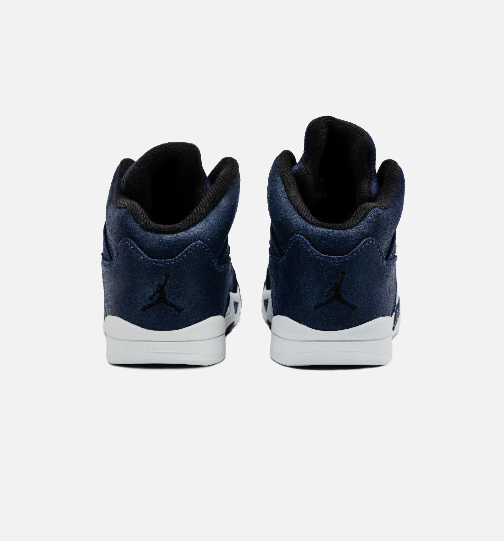 Air Jordan 5 Retro Midnight Navy Infant Toddler Lifestyle Shoe - Midnight Navy/Black/Football Grey Breathable