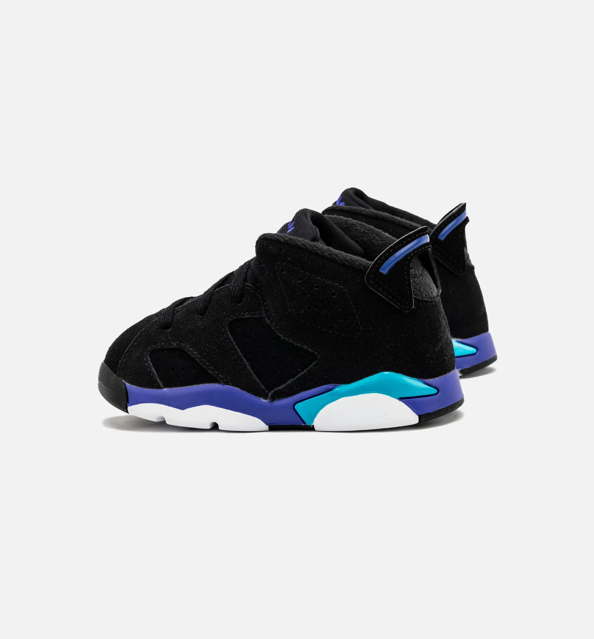 Waterproof Air Jordan 6 Retro Aqua Infant Toddler Lifestyle Shoe - Black/Aquatone/Bright Concord