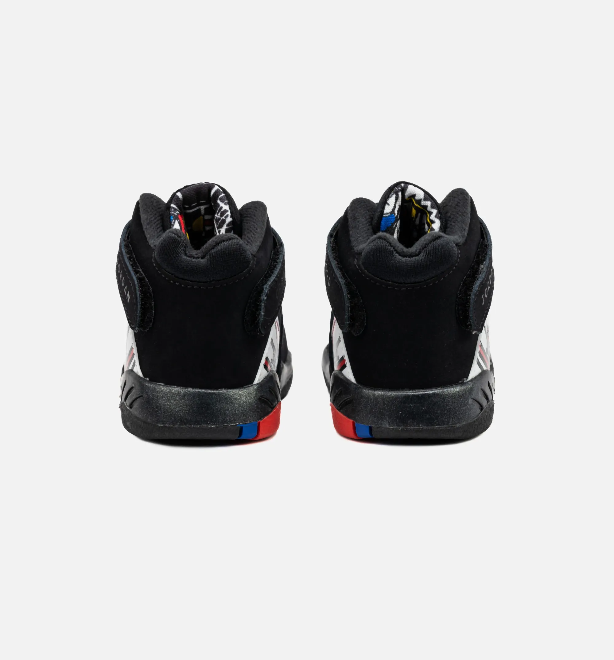 Stylish Footwear Air Jordan 8 Retro Playoffs Infant Toddler Lifestyle Shoe - Black