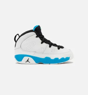 Air Jordan 9 Retro Powder Blue Infant Toddler Lifestyle Shoe - Summit White/Black/Powder Blue Premium Comfort Modern Classic