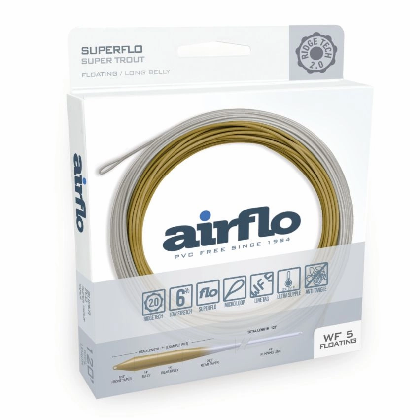 Airflo Superflo Ridge 2.0 Super Trout Fly Line (2024)