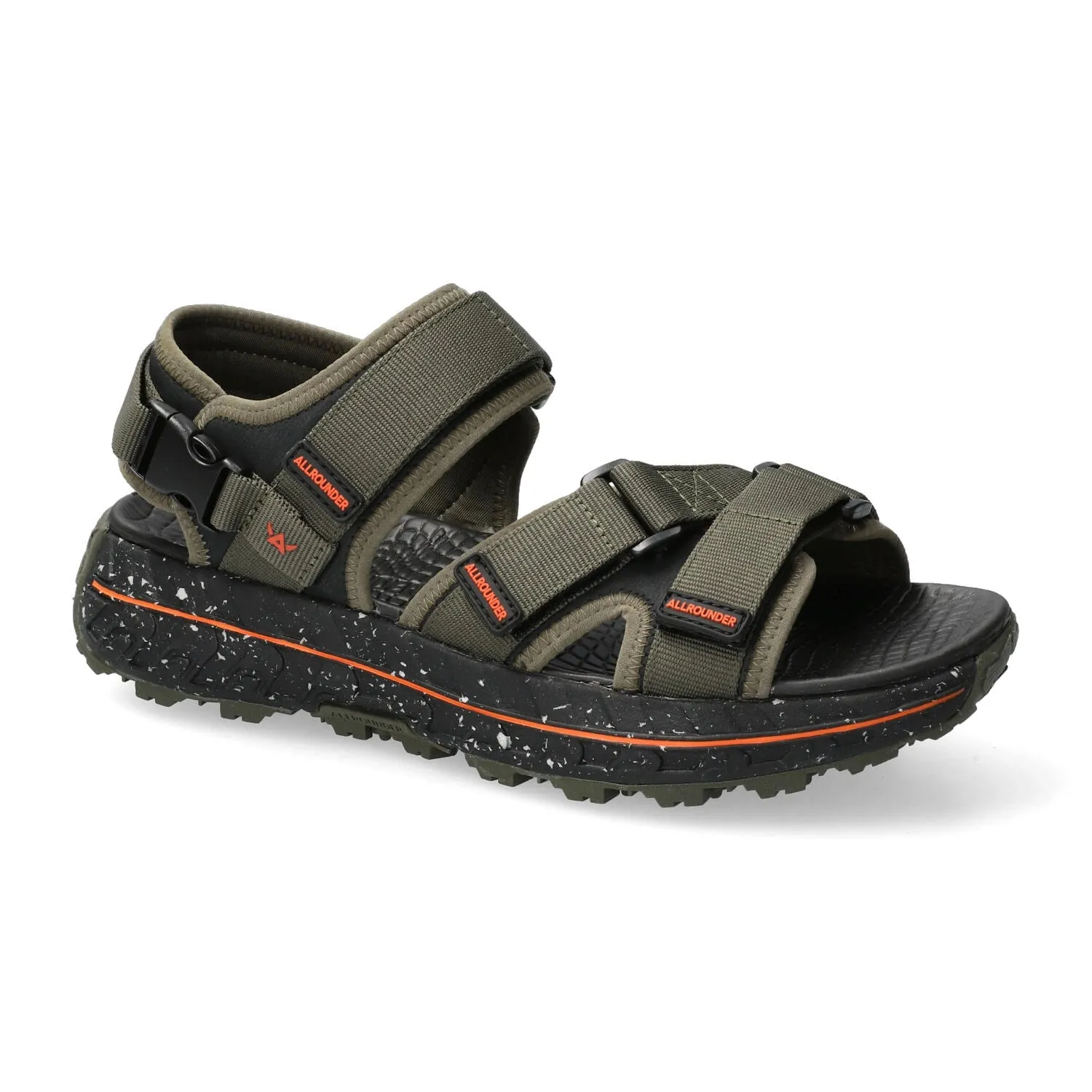 Allrounder | Sandals | Men | Riverside Tape 66 Olive Night Relaxed Fit Footwear