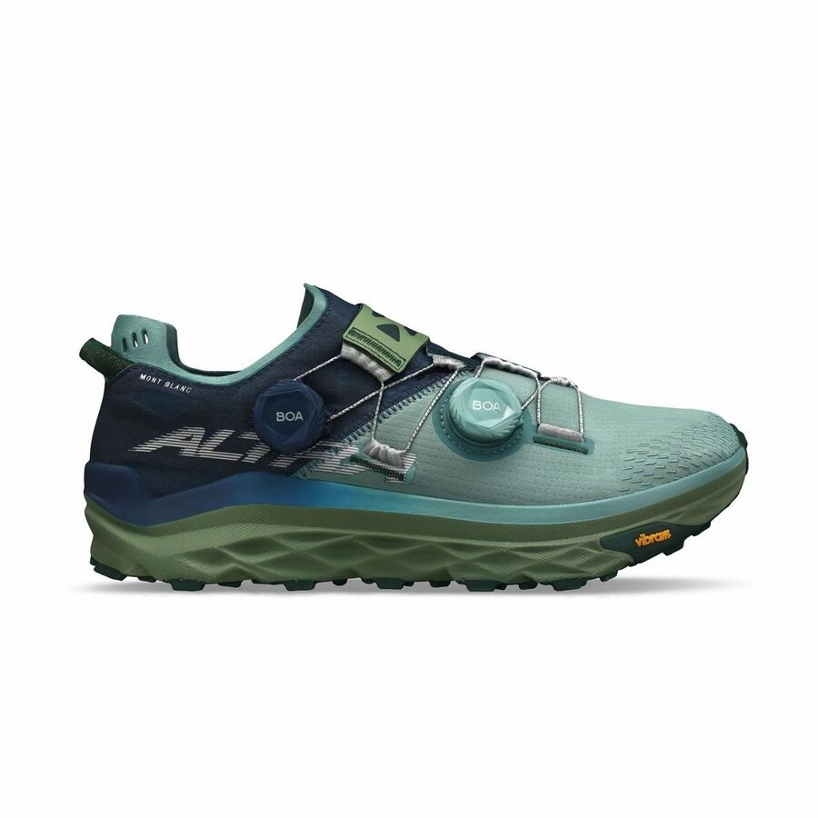 Sustainable Classic Sneakers Altra Mont Blanc Boa | Blue / Green | Womens