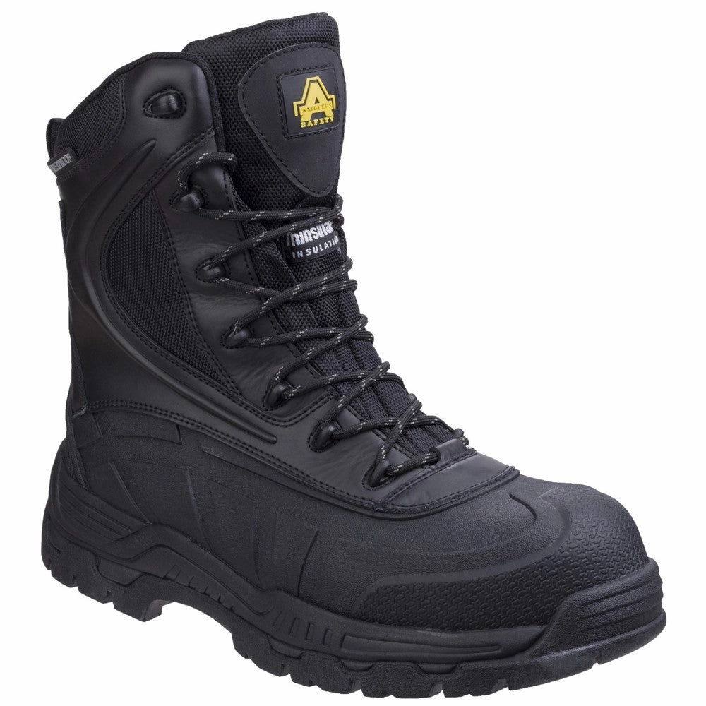 Amblers Safety As440 Hybrid Metal Free Hi-Leg Waterproof Safety Boot Grippy Soles