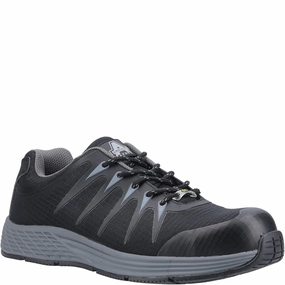 Amblers Safety As717C Safety Trainer Leather Shoes All Day Comfort