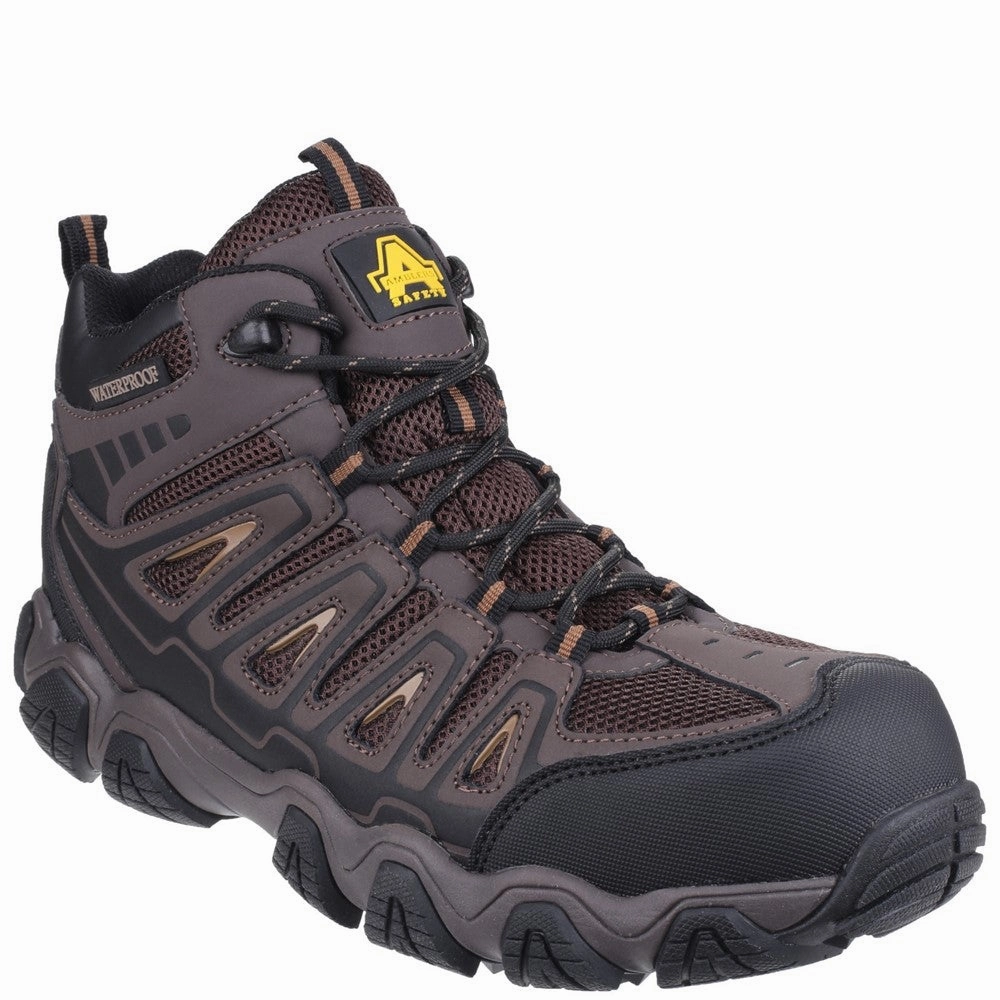 Shock Absorbing Amblers Safety As801 Rockingham Waterproof Non-Metal Safety Hiker